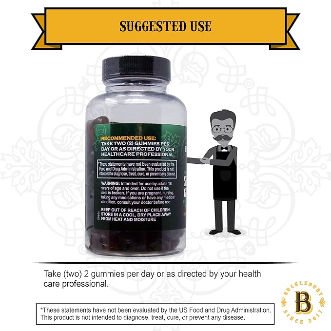 Wild Crafted Irish Sea Moss Gummies with Bladderwrack & Burdock Root - Chewable Natural Multivitamin Vegan Gummies for Immune, Thyroid, Digestive, and Gut Support - 60 Gummies