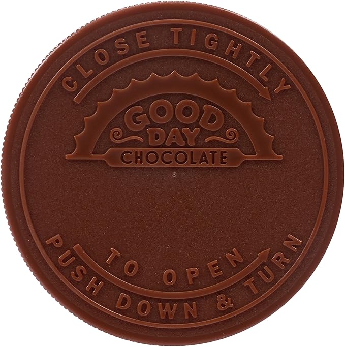 Good Day Chocolate Natural Calming Supplement for Kids, Blend of Camomile, L-Theanine, Fair Trade and Non-GMO Chocolate, 50 Pieces
