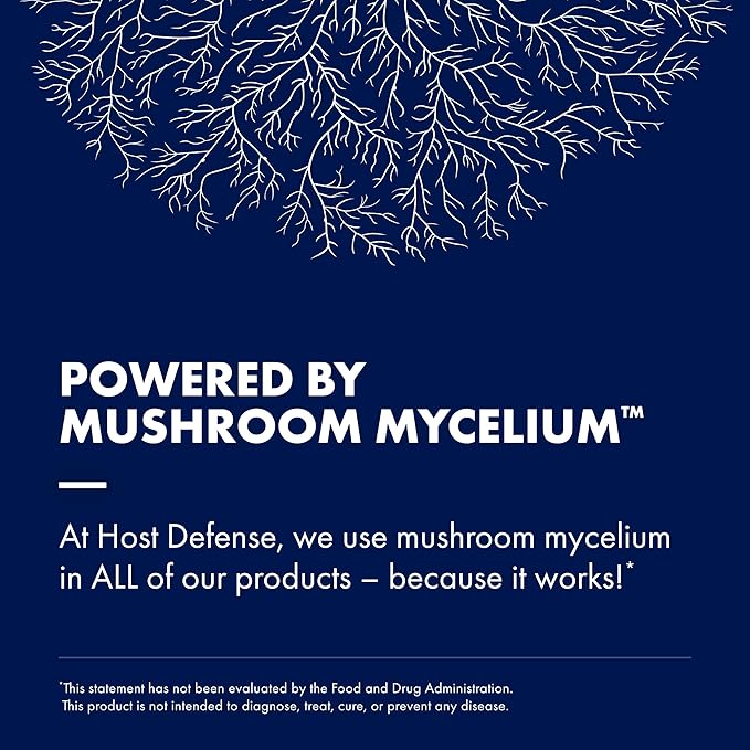 Host Defense MyCommunity Capsules - 17 Species Blend Mushroom Supplement for Immune Support - Herbal Aid with Lion's Mane, Reishi, Chaga, Cordyceps, Turkey Tail & More - 30 Capsules (15 Servings)*