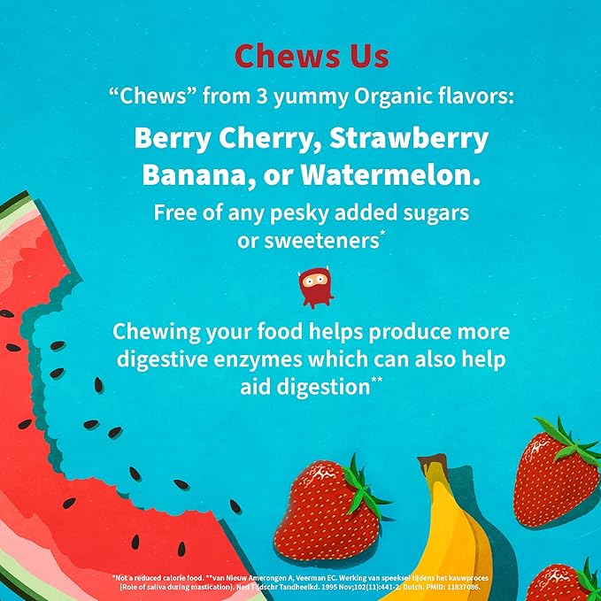 Garden of Life-Dr. Formulated Probiotics Organic Kids-Strawberry Banana-Acidophilus and Probiotic Promotes Immune System,Digestive Health-Gluten,Dairy,Soy-Free,No Sugar Added-Chewables (30 Count)