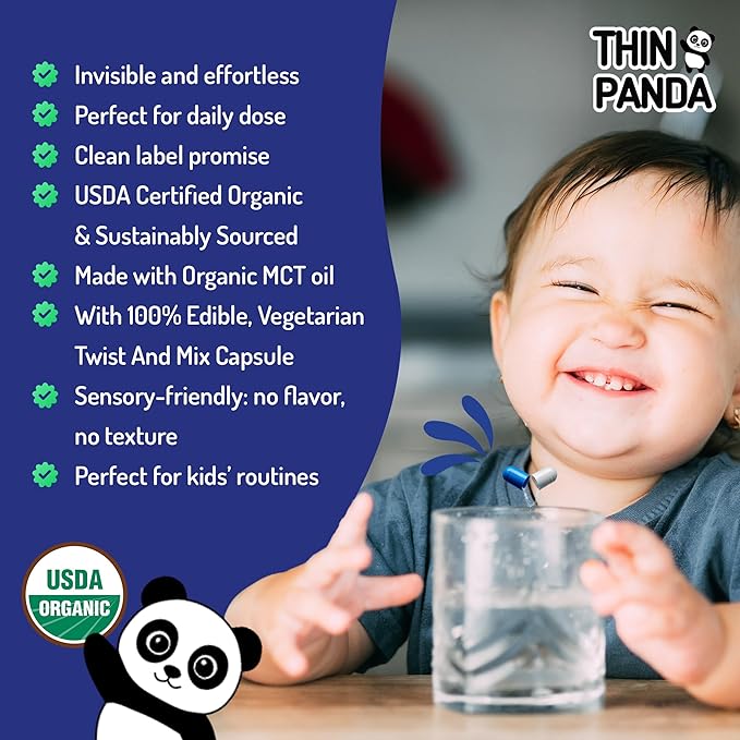 Lil' Kids Organic Vitamin D3 Supplement | 100% Of Your RDA | For Strong Bones & Healthy Immunity | Unique Twist & Mix Design | GMO Gluten Vegan & Taste Free | For Toddlers Ages 3 & Under | 90 Servings