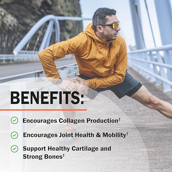 Glucosamine Chondroitin MSM Joint Support Supplement - FSA HSA Approved - Collagen Peptides, Turmeric and Ginger, Hyaluronic Acid, Glucosamine Chondroitin Sulfate - Gluten Free, Non GMO, 180 Capsules