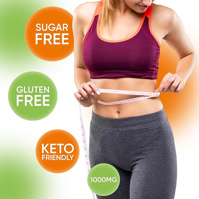 Keto ACV Gummies - Sugar Gluten Free Pro Active Super Apple Cider Vinegar Supplement for Men Women - Digestion Metabolism Hair Skin Health (1000MG)