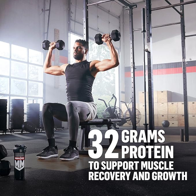 Muscle Milk Genuine Protein Powder, Banana Crème, 32g Protein, 4.94 Pound, 32 Servings