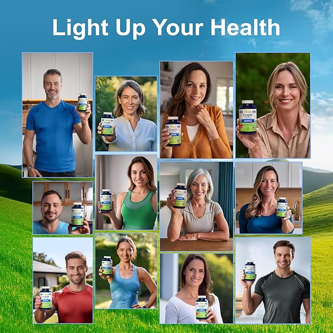 aSquared Nutrition CoQ10 (400mg Max Strength, 100 Veggie Capsules) - High Absorption Coenzyme Q10 Powder - Ubiquinone Supplement Pills, Extra Antioxidant CO Q-10 Enzyme Vitamin Tablets, Coq 10 400 mg