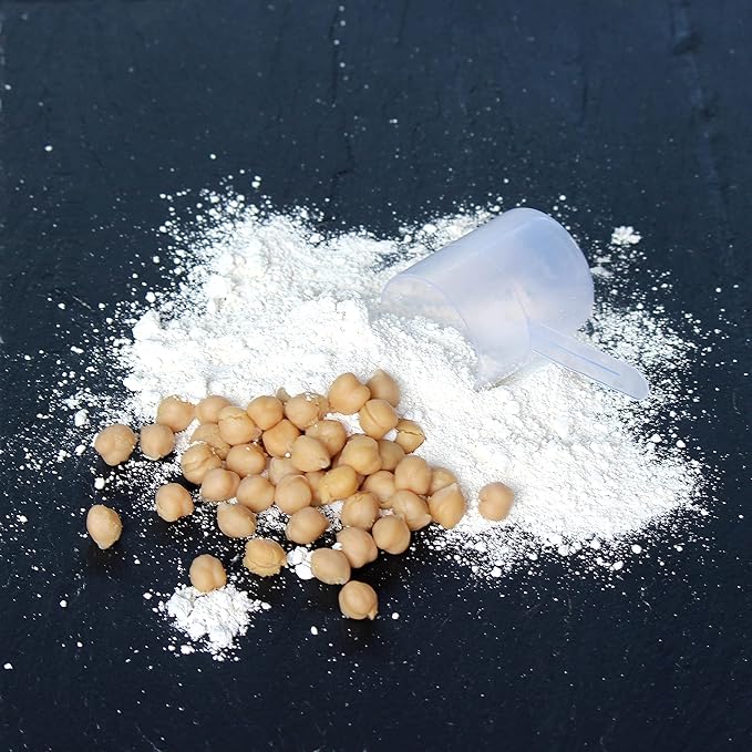 Plant Based Protein Powder - Chickpea Protein - 20g No Whey Protein Powder Unflavored - High Fiber - Unsweetened - No Stevia - Nothing Artificial - 1.25 pounds