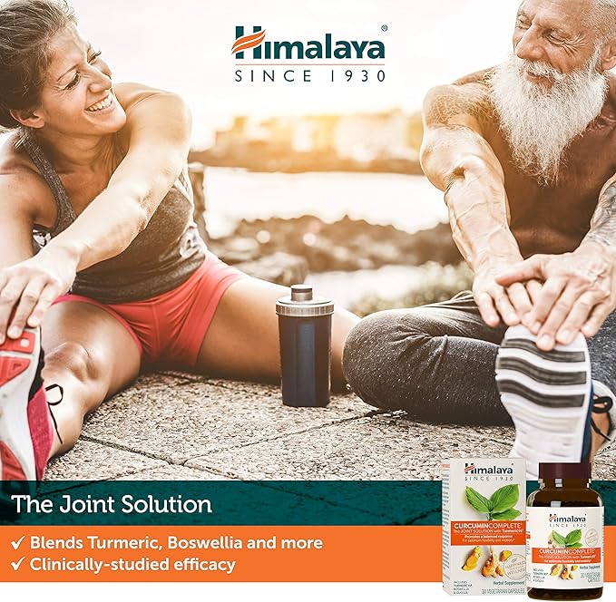 Himalaya Curcumin Complete for Joint Support and Optimum Flexibility & Mobility, 372 mg, 60 Capsules, 1 Month Supply