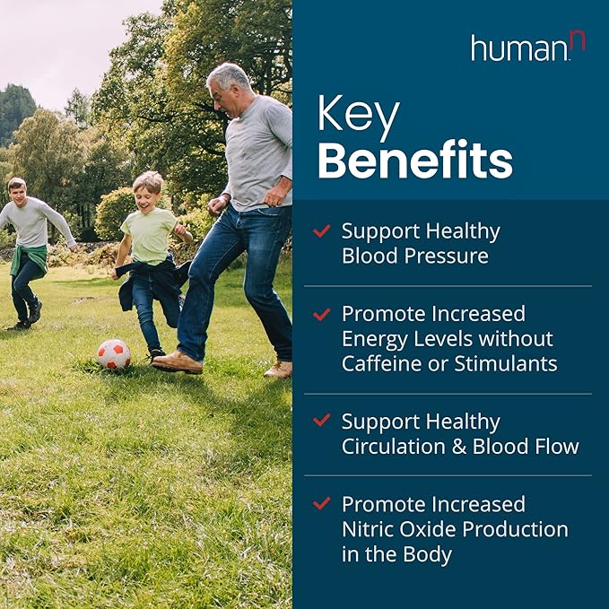 humanN SuperBeets Beet Root Powder - Nitric Oxide Supplement for Heart Health, Circulation & Blood Pressure Support - Non-GMO Superfood, Beetroot Powder Black Cherry, 30 Servings