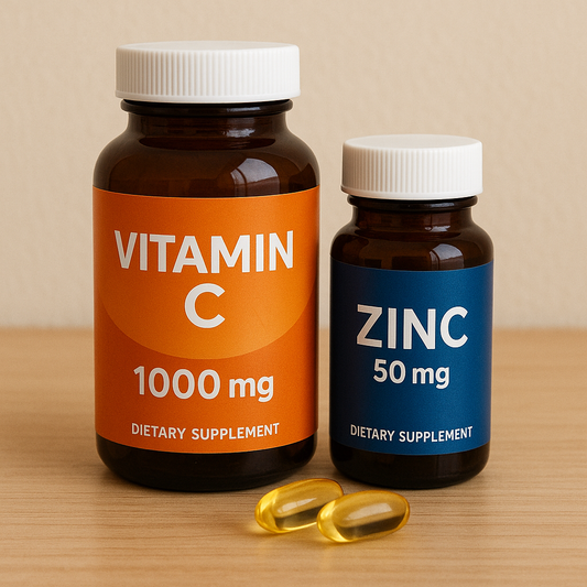 Boosting Immunity & Wellness: Vitamin C + Zinc for Adults