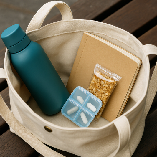 What’s In My Bag? Daily Essentials for Wellness on the Go