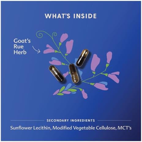 Motherlove Goat’s Rue (120 Liquid caps) Lactation Supplement for Breast Tissue Development & Supporting Breast Milk Supply —Non-GMO, Organic Herbs, Vegan, Kosher, Soy-Free