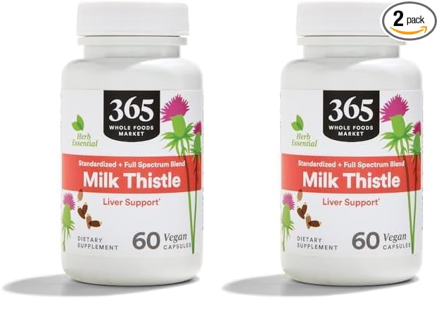365 By Whole Foods Market, Milk Thistle, 60 Count (Pack of 2)