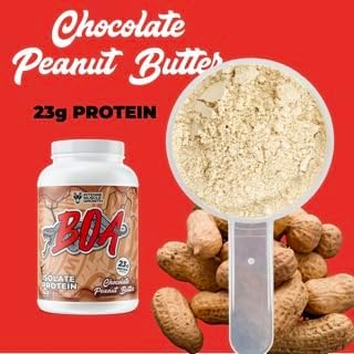 BOA Isolate Protein with Vitamin B6 and Zinc - Low-Sodium Whey Protein Isolate 23g of Protein per Scoop - (Chocolate Peanut Butter - 40 Servings)