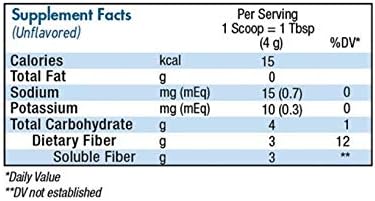 Oral Supplement Nutrisource Fiber Unflavored 7.2 Oz. Can Powder Sold By Each