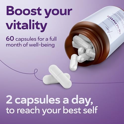 Inositol FEM Menositol 19-in-1 60Caps, Perimenopause & Menopause Supplements for Women Weight Loss with Myo-Inositol, D-chiro and Isoflavones, Control Metabolic Health, 100% Natural, Hormone, SoyFree