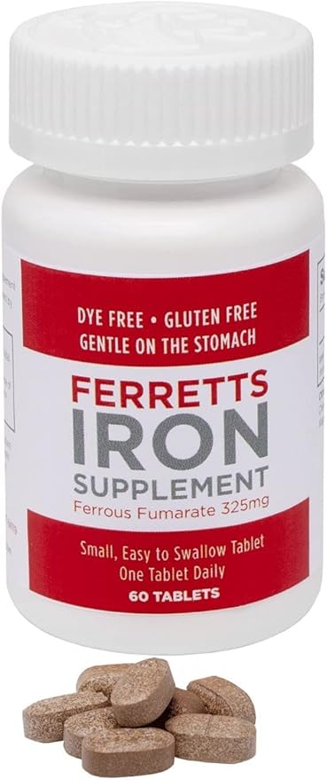 Tablets Iron Supplement (325 mg Ferrous Fumarate) (Pack of 3)