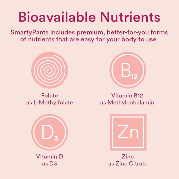 SmartyPants Teen Girl Multivitamin Gummies: Omega 3 Fish Oil (EPA/DHA), Vitamin C, D3, B12, Vitamin A, K & Zinc, Gluten Free, Includes Biotin to Support Hair, Skin & Nails, 90 Count (22 Day Supply)