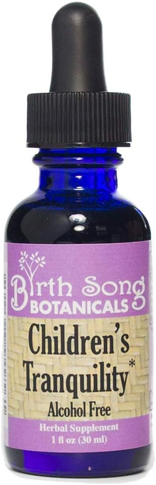 Children's Tranquility Tincture, Herbal Supplement with Valerian Root and Chamomile, 1oz Bottle Children's Herbal Immune Support, 1oz