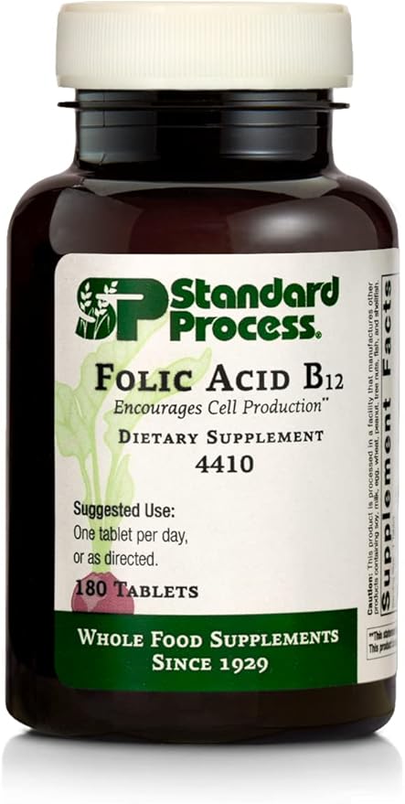 Standard Process Inc. Folic Acid B12-180 Tablets