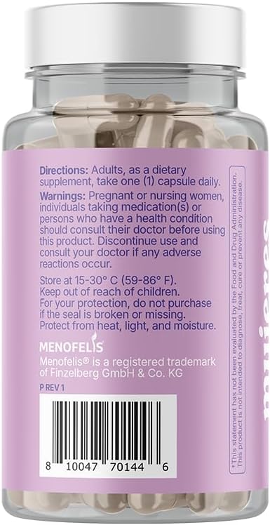 Santo Remedio Hormonal Balance, Dietary Supplement, Relief for Menopause Symptoms, Helps Reduce Hot Flashes, Night Sweats, and Mood Swings, Clinically Proven Ingredients, Hormone-Free, 30 Servings