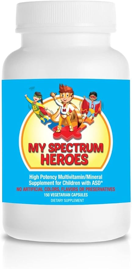 Children's Multivitamin Supplement - Acetyl-l-carnitine, Choline, Coenzyme Q10, Inositol, MSM, MTHF, NAC for Daily Nutritional Help and Cognitive Health (150 Capsules)