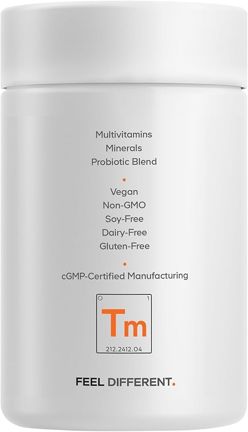 Codeage Teen Multivitamin - Vitamins A, C, D3, B6, B12, Folate, Zinc, Magnesium, Iron, Probiotics, Fermented Spinach - Multivitamins for Teenage Boys and Girls - Non-GMO, Gluten-Free - 30 Capsules
