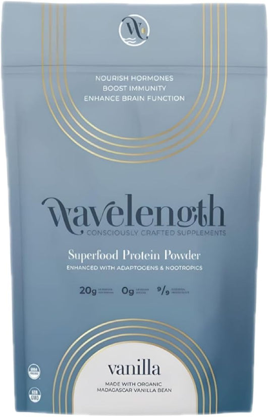Organic Plant-Based Superfood Protein Powder! Consciously Crafted! USDA Organic, Plant-Based, Vegan, Soy-Free, Dairy Free, No Added Sugar! Chocolate or Vanilla!