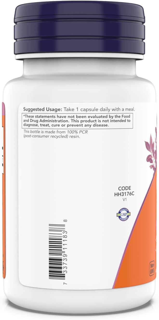 Now Supplements - CoQ10 (Coenzyme Q10) 200 mg, Supports Cardiovascular Health*, Kosher, Vegan 90 Vegetarian Capsules