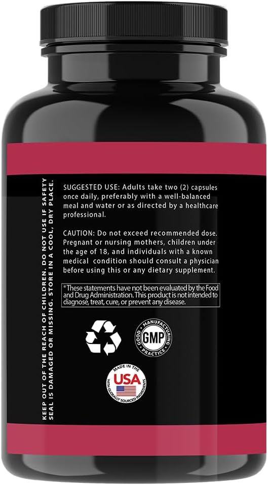 Angry Supplements Apple Cider Vinegar + Beet Root Powder Capsules, Pure ACV Beetroot 1000mg per Serving, Nitric Oxide Booster & Digestive Health for Men and Women 60ct, 2 Pack (120ct Total)