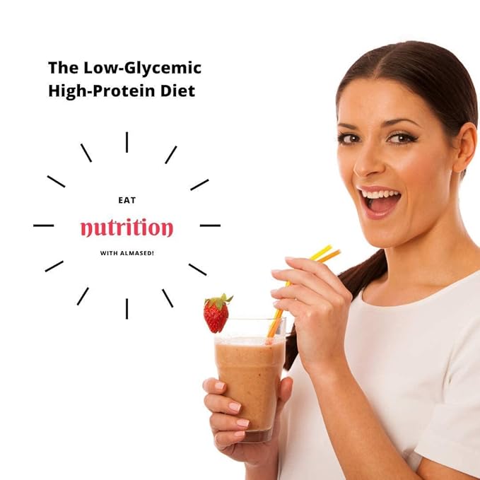 Almased Meal Replacement Shake - Low-Glycemic High Plant Base Protein Powder- Nutritional Weight Health Support Supplement - Original Flavor - 17.6 oz