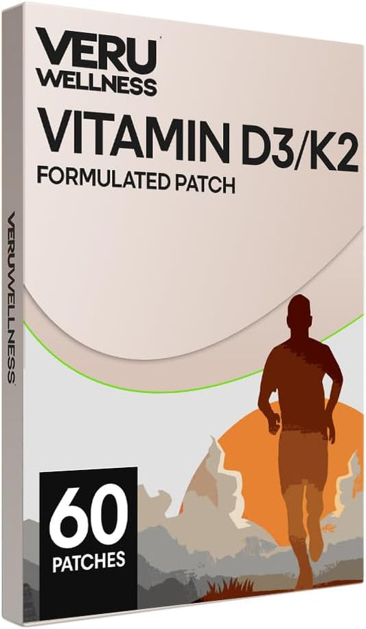 Veru Wellness D3/K2 Essential Patch - Bariatric Support D3 K2 (60 Patch)