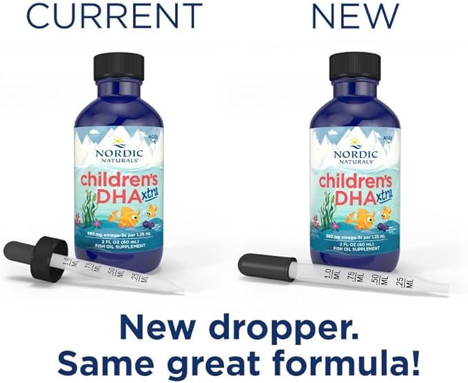 Nordic Naturals Children’s DHA Xtra, Berry Punch - 2 oz for Kids - 880 mg Total Omega-3s with EPA & DHA - Cognitive & Immune Function, Learning, Social Development - Non-GMO - 48 Servings