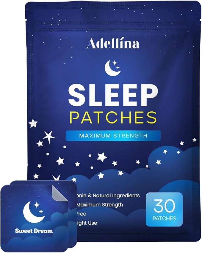 Sleep Patches for Adults Extra Strength: Sleep Support Patches for Men and Women - Better All Natural Cruelty Free Sleep Aid Alternative 30 Patches