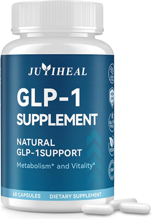 GLP-1 Supplement, GLP1 Support for Women & Men, GLP1 Supplement Probiotic for Immune, Gut, Energy, Overall Health - 60 Capsules