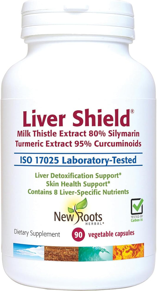 New Roots| Liver Cleanse Detox & Repair Supplement|8-in-1 Formula of Milk Thistle, Dandelion Roots, Turmeric, Curcumin, Artichoke, Red Beet, Radish, Schizandra | Fatty Liver Support (90 Capsules)