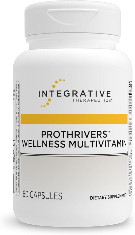 Integrative Therapeutics ProThrivers Wellness Multivitamin - Multivitamin with Vitamin C, Vitamin B12, and Folate - Gluten Free - Dairy Free - 60 Capsules