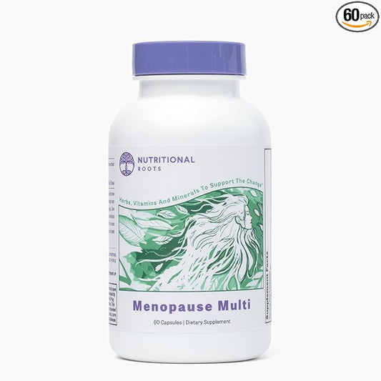 5-in-1 Menopause Support Vitamins for Women, Fermented Vitamins, Minerals, Probiotics and Organic Herbs, Third Party Tested, Doctor's Choice, 30 Servings