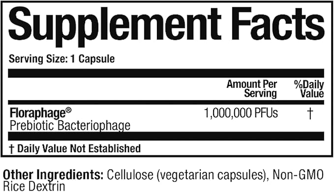 Arthur Andrew Medical, Floraphage, Prebiotic Formula and Probiotic Multiplier, 90 Capsules