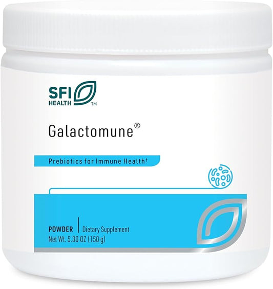 Klaire Labs SFI Health Galactomune Powder - Prebiotic Beta-Glucan & Galactooligosaccharides Immune Support (30 Servings, 150 Grams)