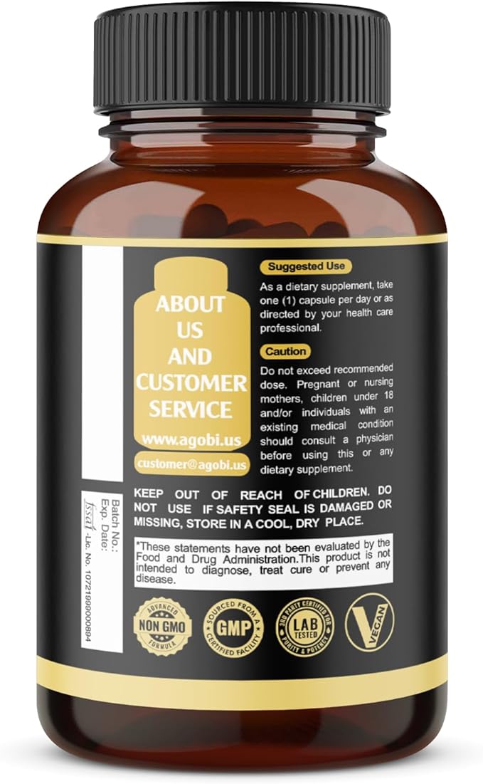11in1 Saw Palmetto Capsules with Ashwagandha, Turmeric, Tribulus, Maca, Green Tea, Ginger, Holy Basil & More - Healthy Prostate & Hair Support - 180 Count 6-Month Supply