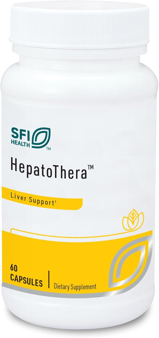 Klaire Labs Hepatothera - Liver Support Complex with Milk Thistle & NAC (60 Capsules)