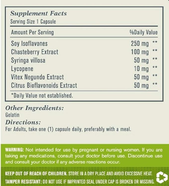 (3 Pack) Esmond Natural: Soy Isoflavones Non-GMO (Supports Menopausal Health & Hot Flashes), GMP, Natural Product Assn Certified, Made in USA - 250mg, 180 Capsules