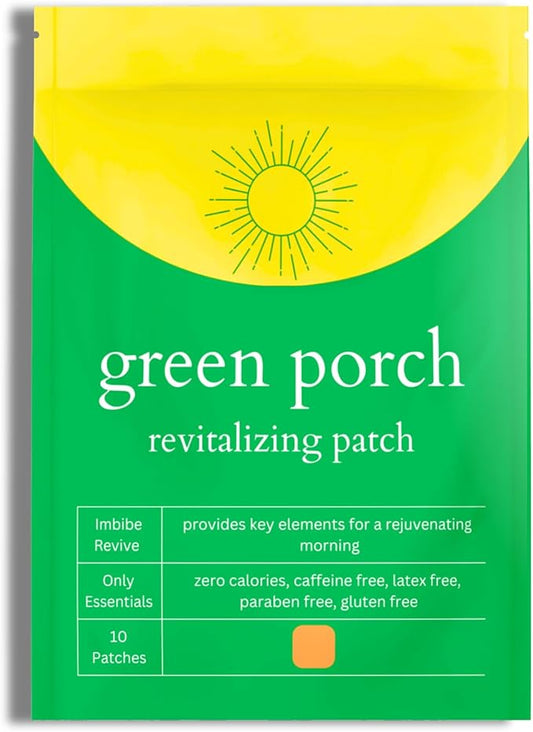 Premium Recovery Patches – Vitamin B12, Magnesium, Vitamin C, Folic Acid & Thiamine – Wellness, Energy Support & Travel – Skin-Friendly & Waterproof – 10 Individual Patches