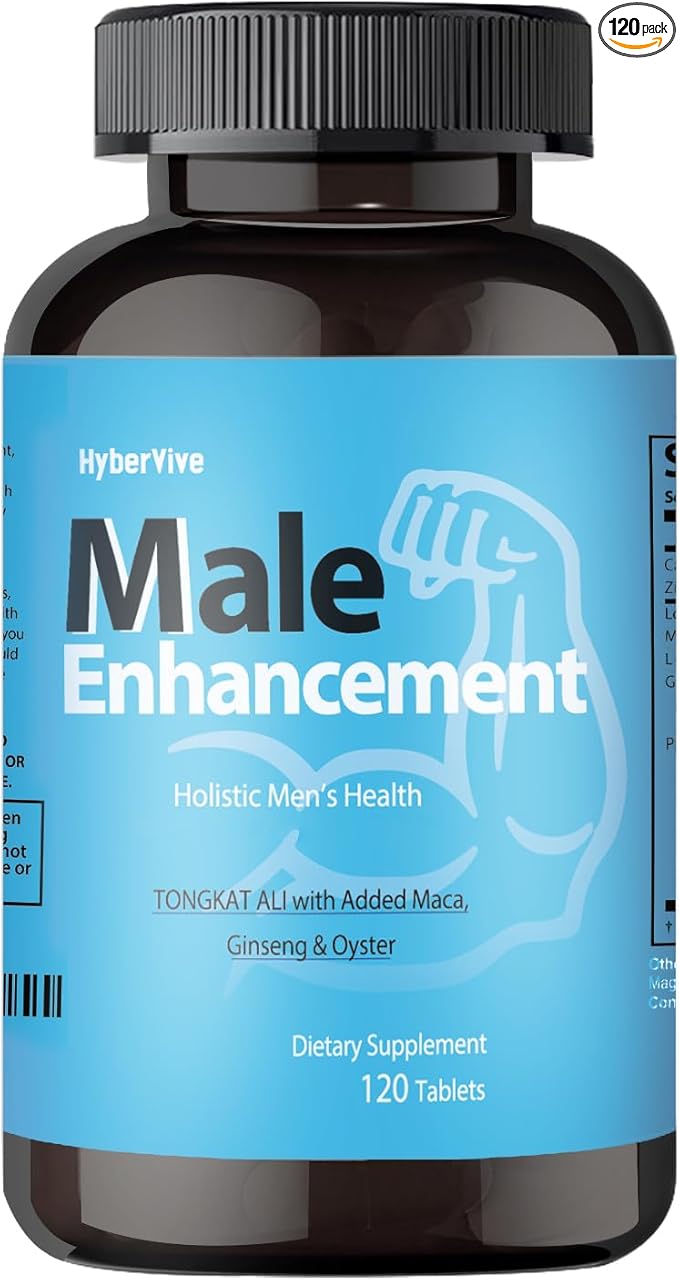 Testosterone Supplement for Men – Tongkat Ali, Maca, L-Arginine HCI& Ginseng for Energy, Stamina & Endurance, Non-GMO, Gluten-Free, 120 Tablets(60-Day Supply)