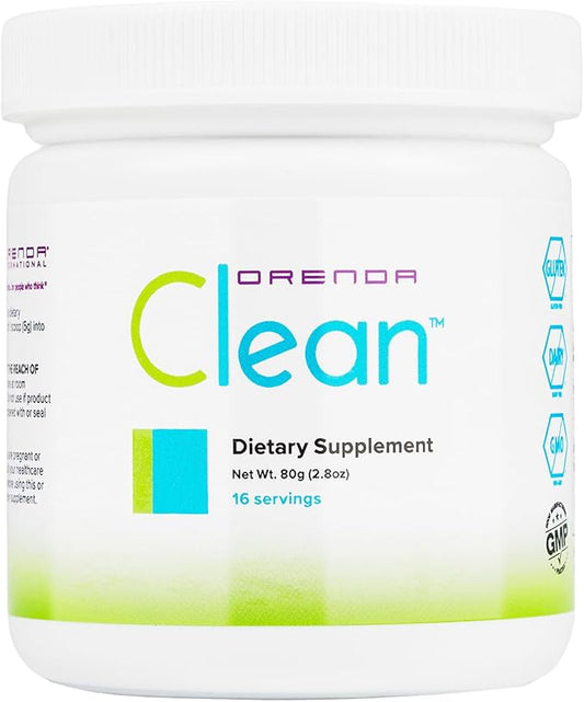 Orenda Clean®: with Peptizyme-SP EN for Digestive Bliss, Aronia Berry, Aloe Vera, and More | Radiant Health | Elevate Your Wellness with The Ultimate Nutrient-Rich Supplement - 80g, 16 Servings