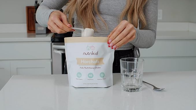 Kids Healthy Protein Powder Shake- 36 Essential Vitamins, 10g Whey Protein, Weight Gain Drink Mix for Kids, Digestive Enzyme Probiotics, Snack for Kids Growth12.25 oz