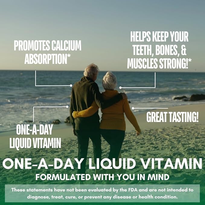 Tropical Oasis Liquid Calcium Magnesium | Promotes Strong Bones & Healthy Teeth | 98% Max Absorption | 32 Fl Oz, 64 Serv