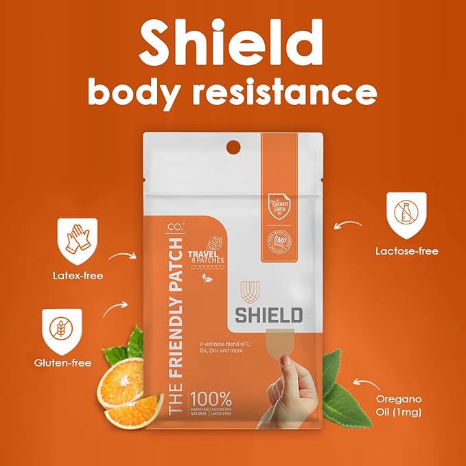 The Friendly Patch Travel Essentials Multi-Pack includes 8 Patches: Snooze Sleep Patches, Ashwagandha calm Patches, Boost Energy Patch, and Shield Patches for Sleeping, Relaxing, and Energy.