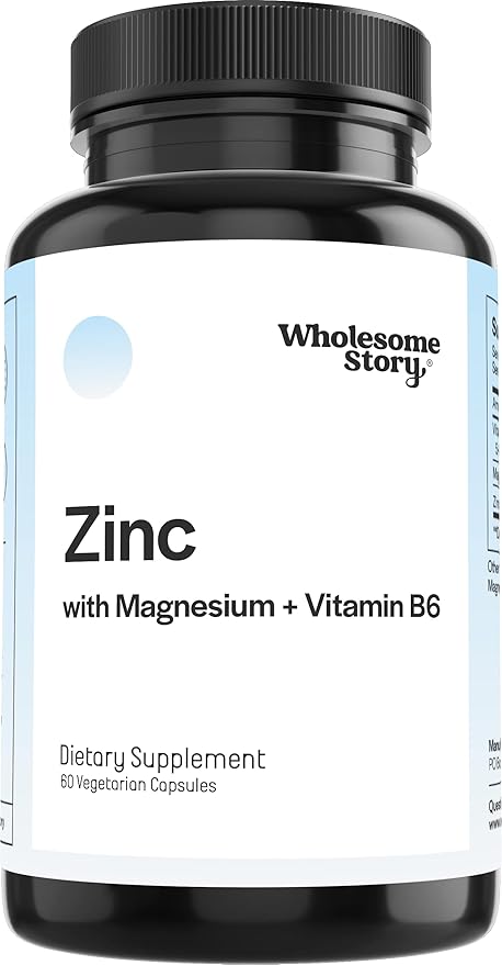 3-in-1 Zinc Picolinate Magnesium Glycinate Supplements with Vitamin B6 | Magnesium and Zinc Vitamin | Reproductive & Fertility Health, Hormone Balance, Immune System Support | Packaging May Vary
