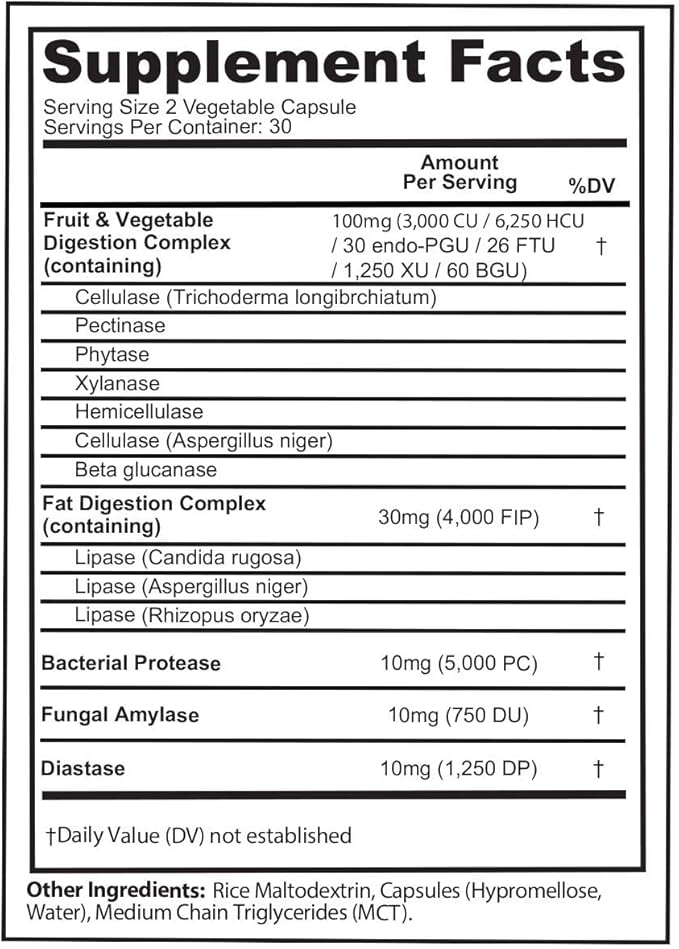 Dr. Colbert's Keto Zone Fat-Zyme - Ketogenic Digestive Enzymes - HIgh Lipase - Vegan & Vegetarian Enzyme - 30 Day Supply - Contains High Quantities of Enzymes That Break Down Veggies & Fats